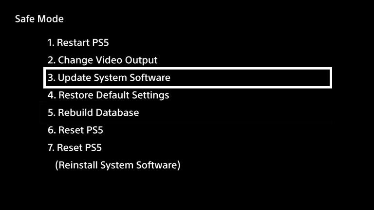 Sony PS5 FIRMWARE INSTALLATION